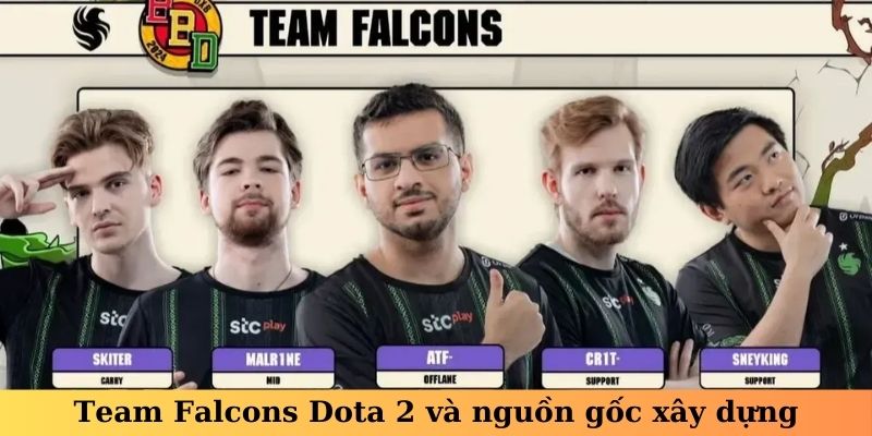 Team Falcons Dota 2 và nguồn gốc xây dựng